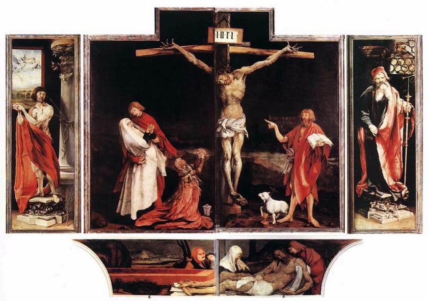 Isenheim Altarpiece, closed position