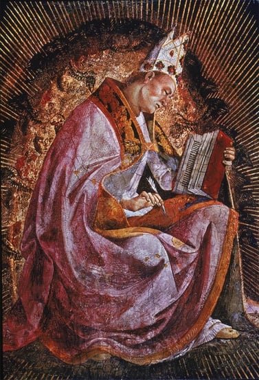 Luca Signorelli; Saint Ambrose, Doctor of the Church (15th c.); Courtesy of ARTstor Slide Gallery (University of California, San Diego)